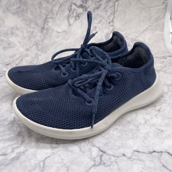 Allbirds Tree Runners, Women's Navy Sneakers. Size 9. Good used condition! - Picture 1 of 8
